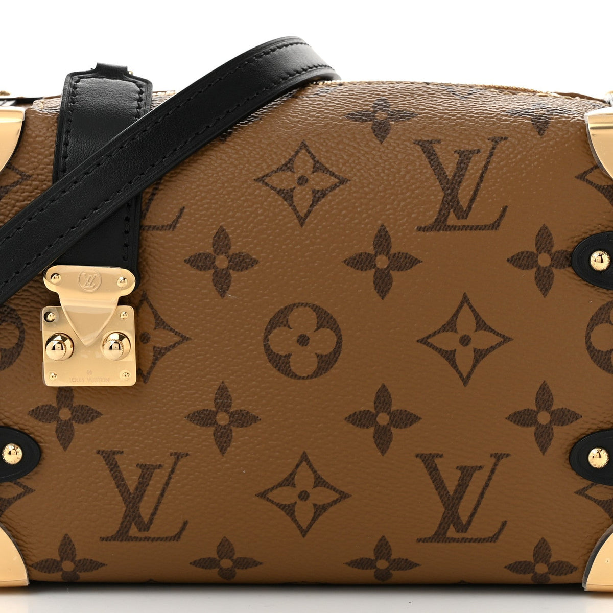 Louis Vuitton Reverse Monogram Side Trunk Bag - Brown