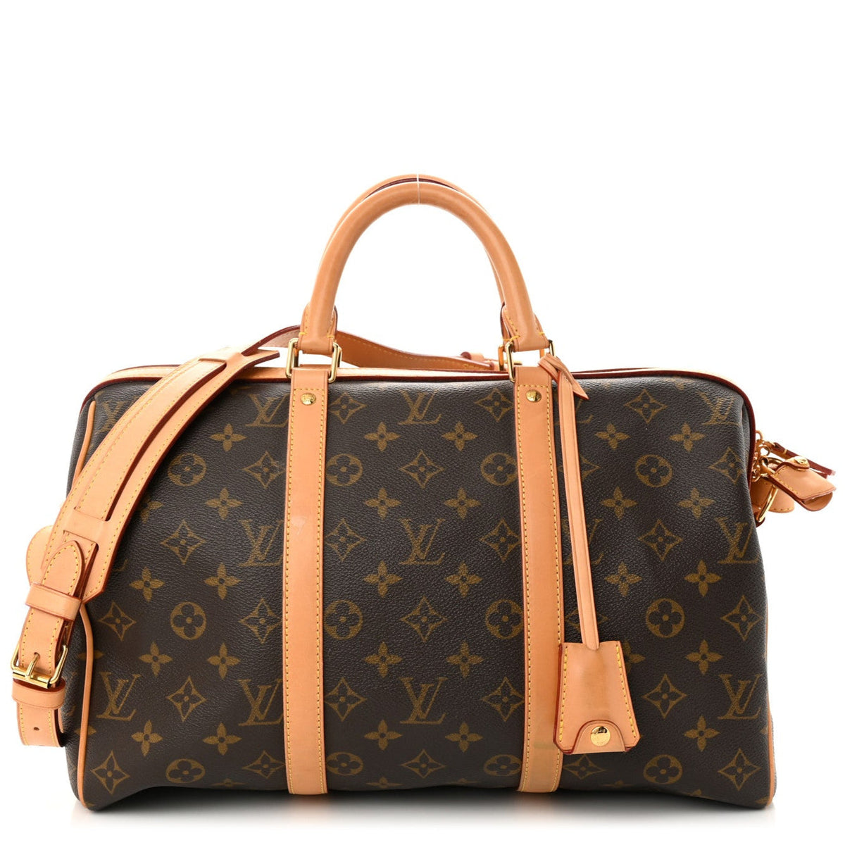 Louis Vuitton Monogram Sofia Coppola Speedy Duffle Bag - Brown