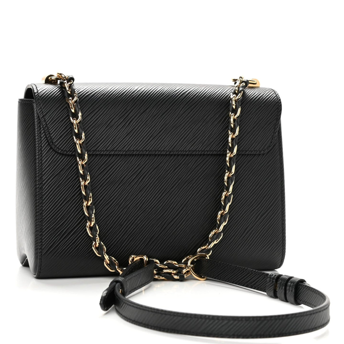 Louis Vuitton Twist MM Shoulder Chain Bag - Black