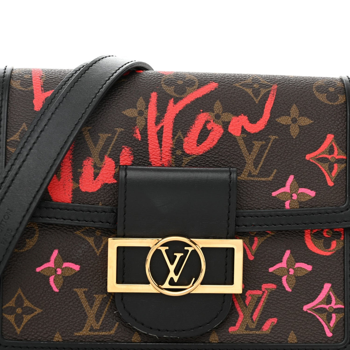 Louis Vuitton Fall In Love Mini Dauphine Shoulder Bag - Monogram Brown