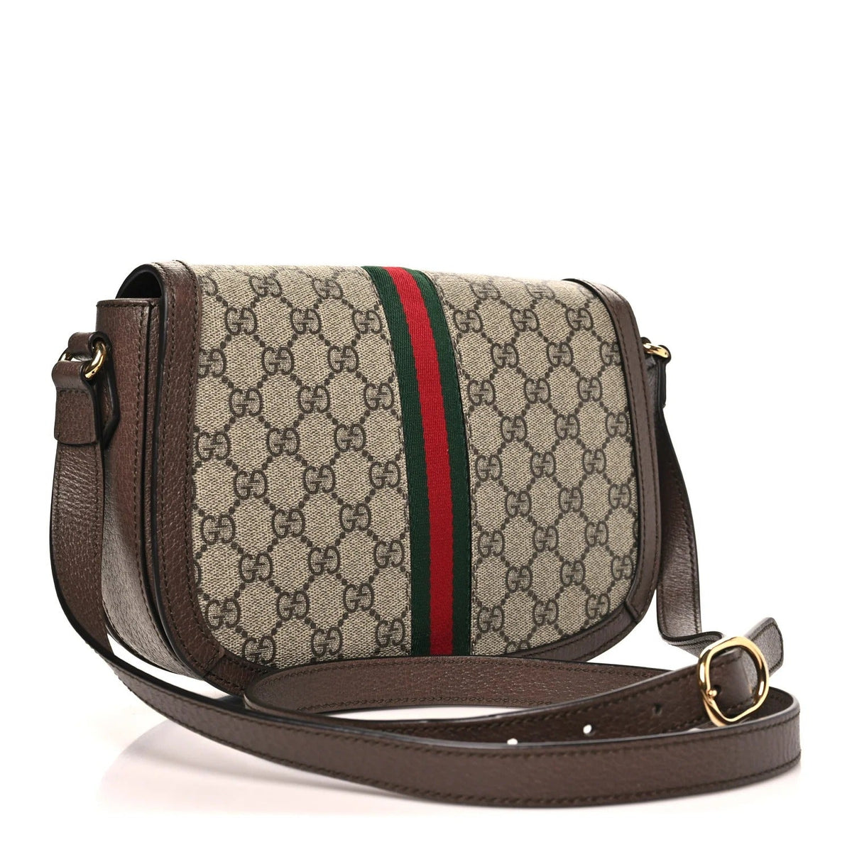 Gucci Ophidia Flap Messenger Bag – Brown
