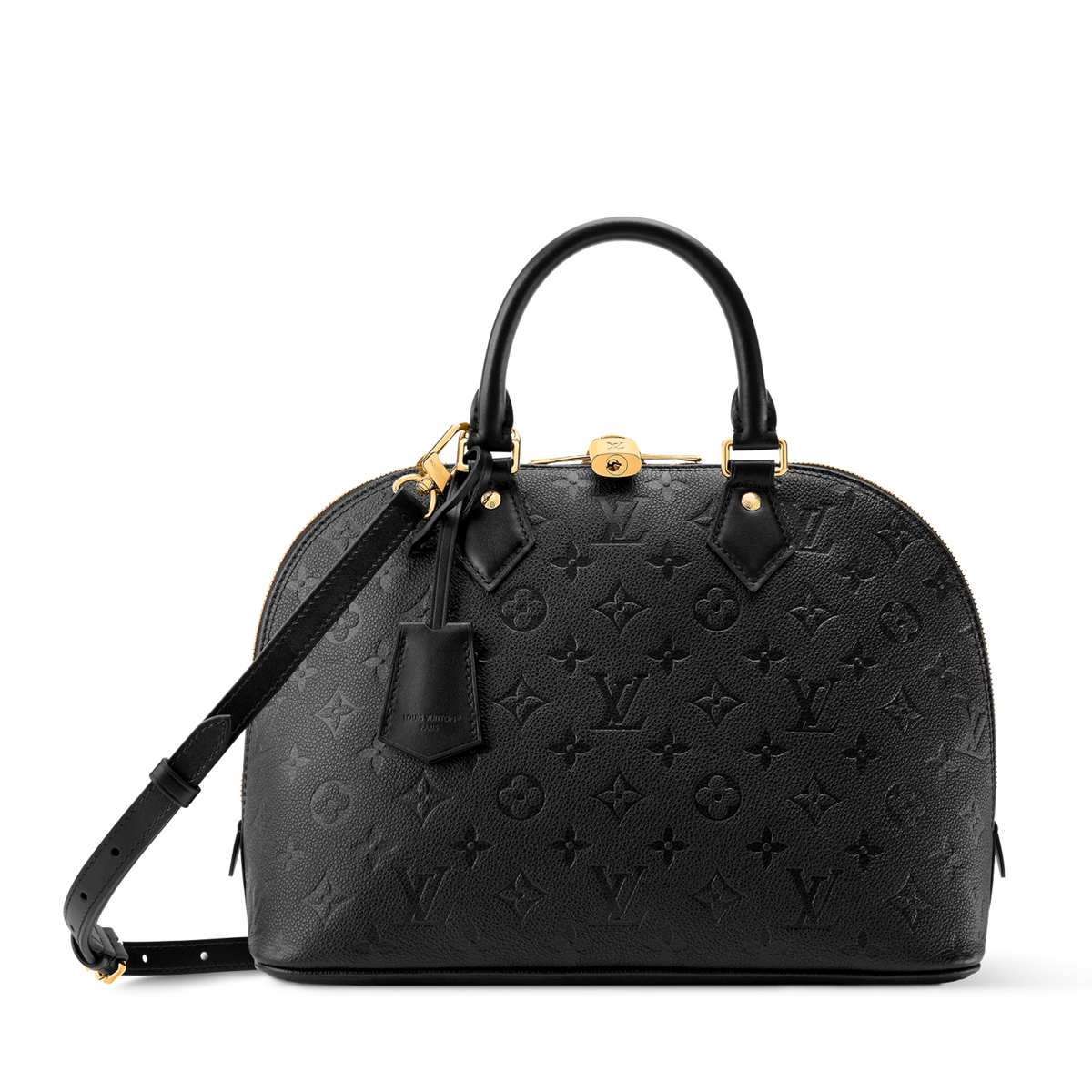 Louis Vuitton Monogram Empreinte Alma PM Handbag – Black