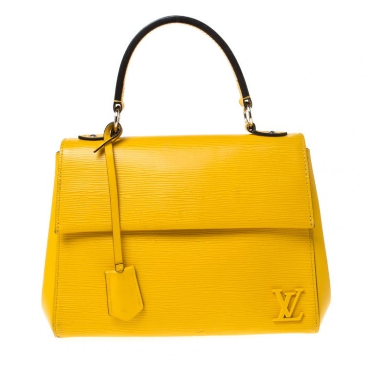 Louis Vuitton Cluny Mini Epi Handbag - Yellow
