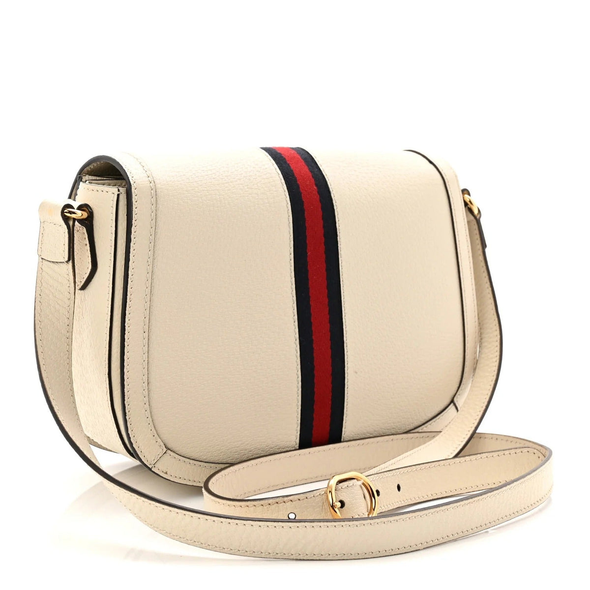 Gucci Textured Calfskin Ophidia Bag – Mystic White