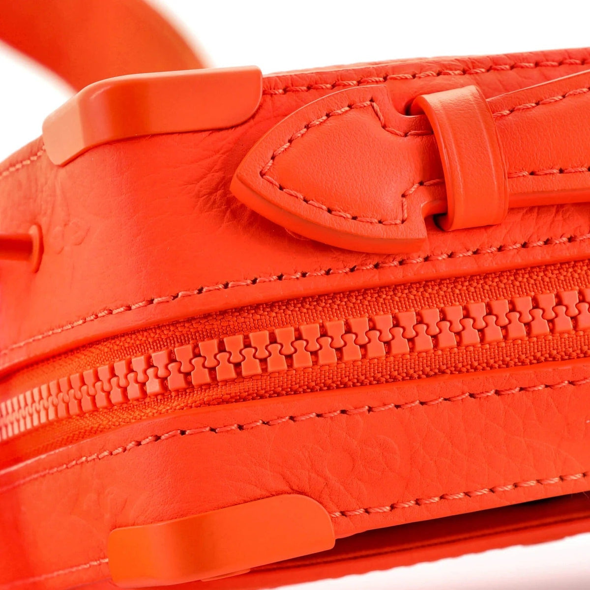 Louis Vuitton Taurillon Monogram Handle Soft Trunk - Orange