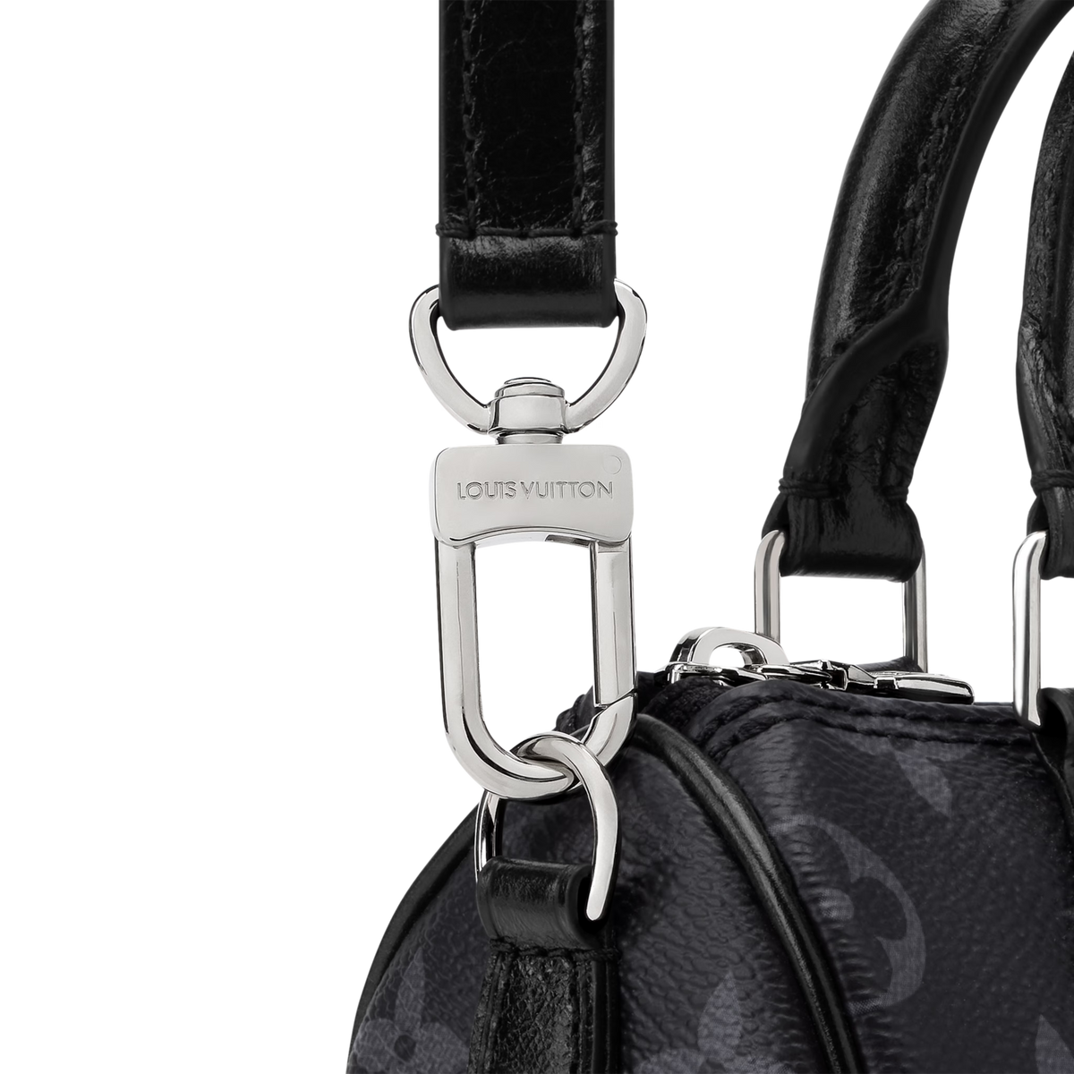 Louis Vuitton Monogram Eclipse Nano Speedy Handbag – Black