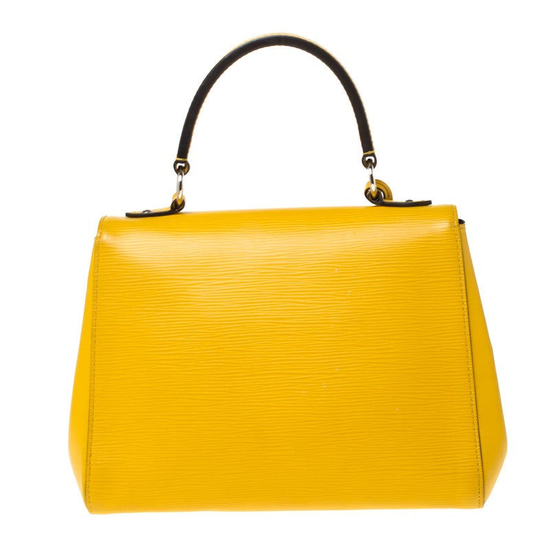 Louis Vuitton Cluny Mini Epi Handbag - Yellow