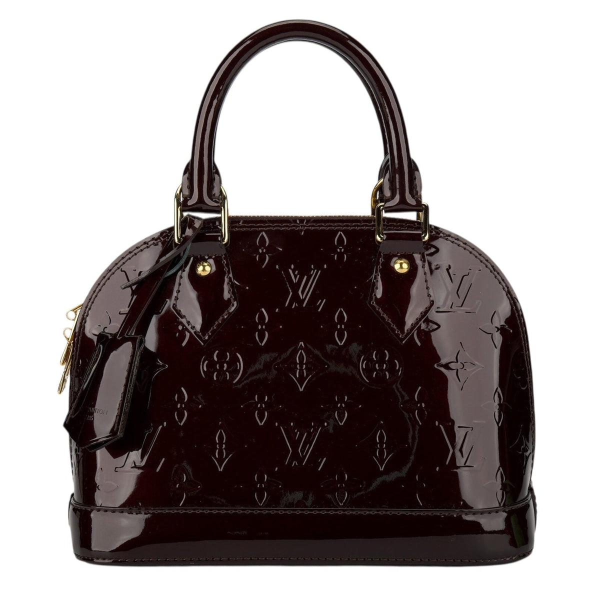 Louis Vuitton Vernis Alma BB Handbag - Amarante