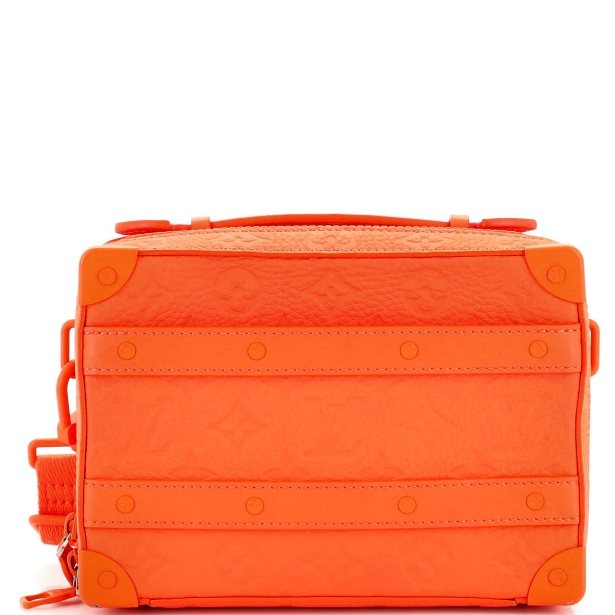 Louis Vuitton Taurillon Monogram Handle Soft Trunk - Orange