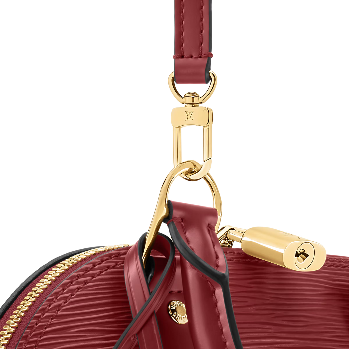 Louis Vuitton Alma BB Handbag - Monogram Rouge
