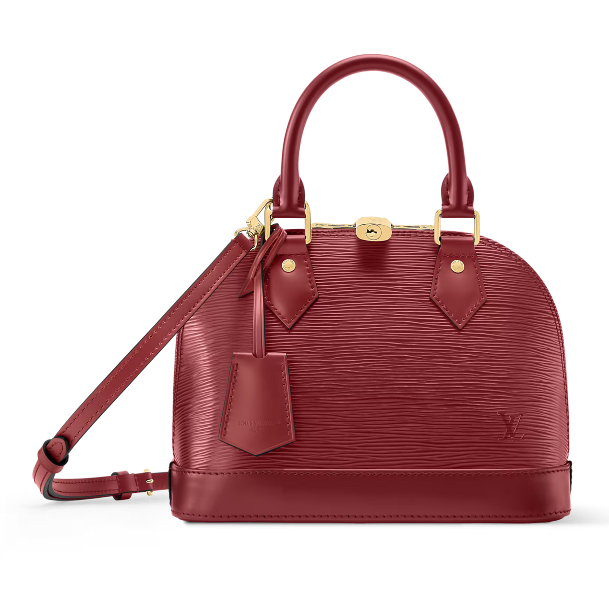 Louis Vuitton Alma BB Handbag - Monogram Rouge