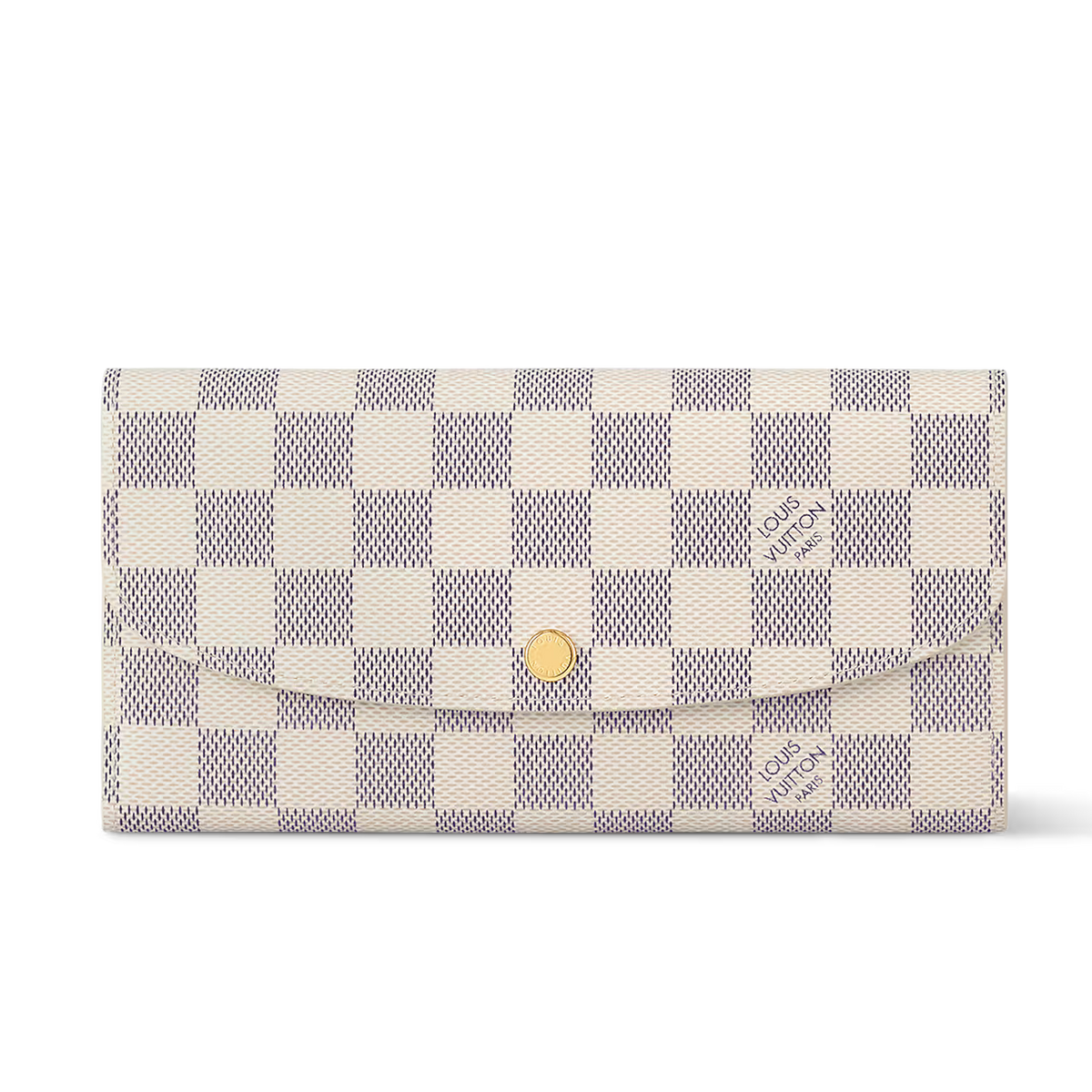 Louis Vuitton Damier Azur Emilie Wallet - White