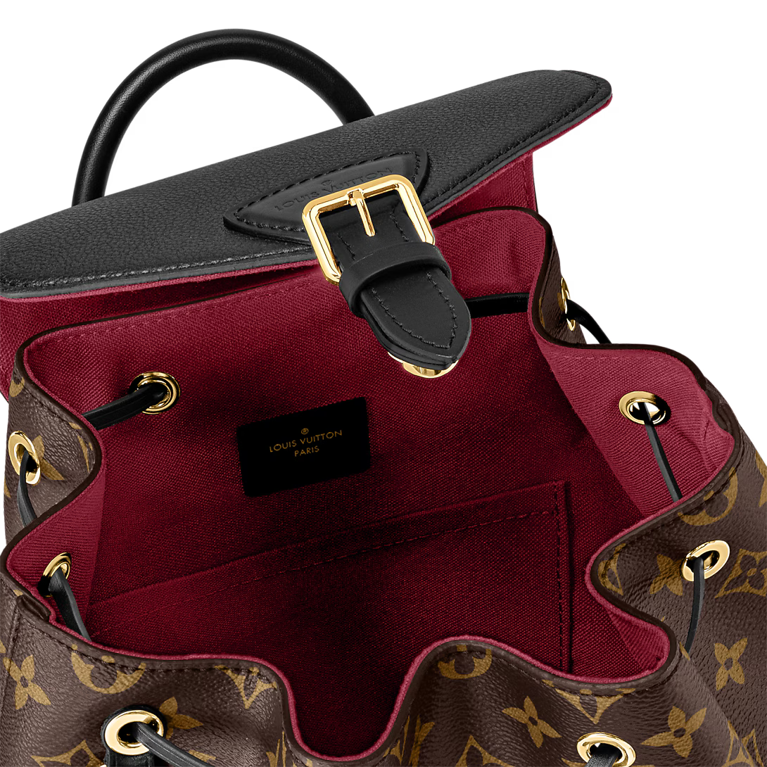 Louis Vuitton Montsouris PM Backpack - Monogram Black