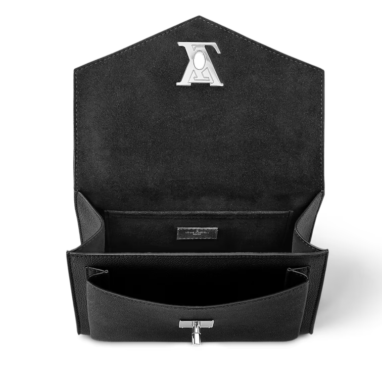 Louis Vuitton Mylockme Satchel Chain Bag - Black