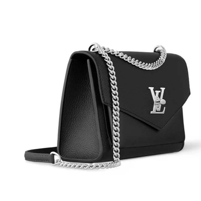 Louis Vuitton Mylockme Satchel Chain Bag - Black