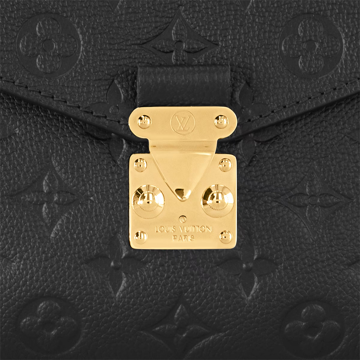 Louis Vuitton Monogram Empreinte Pochette Métis Handbag - Black