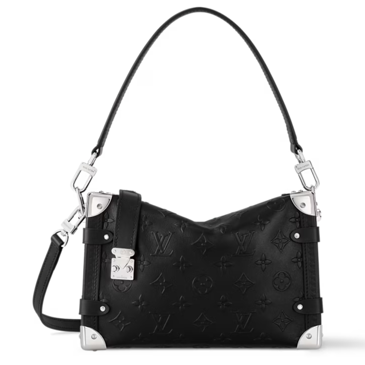 Louis Vuitton Side Trunk GM Handbag - Black