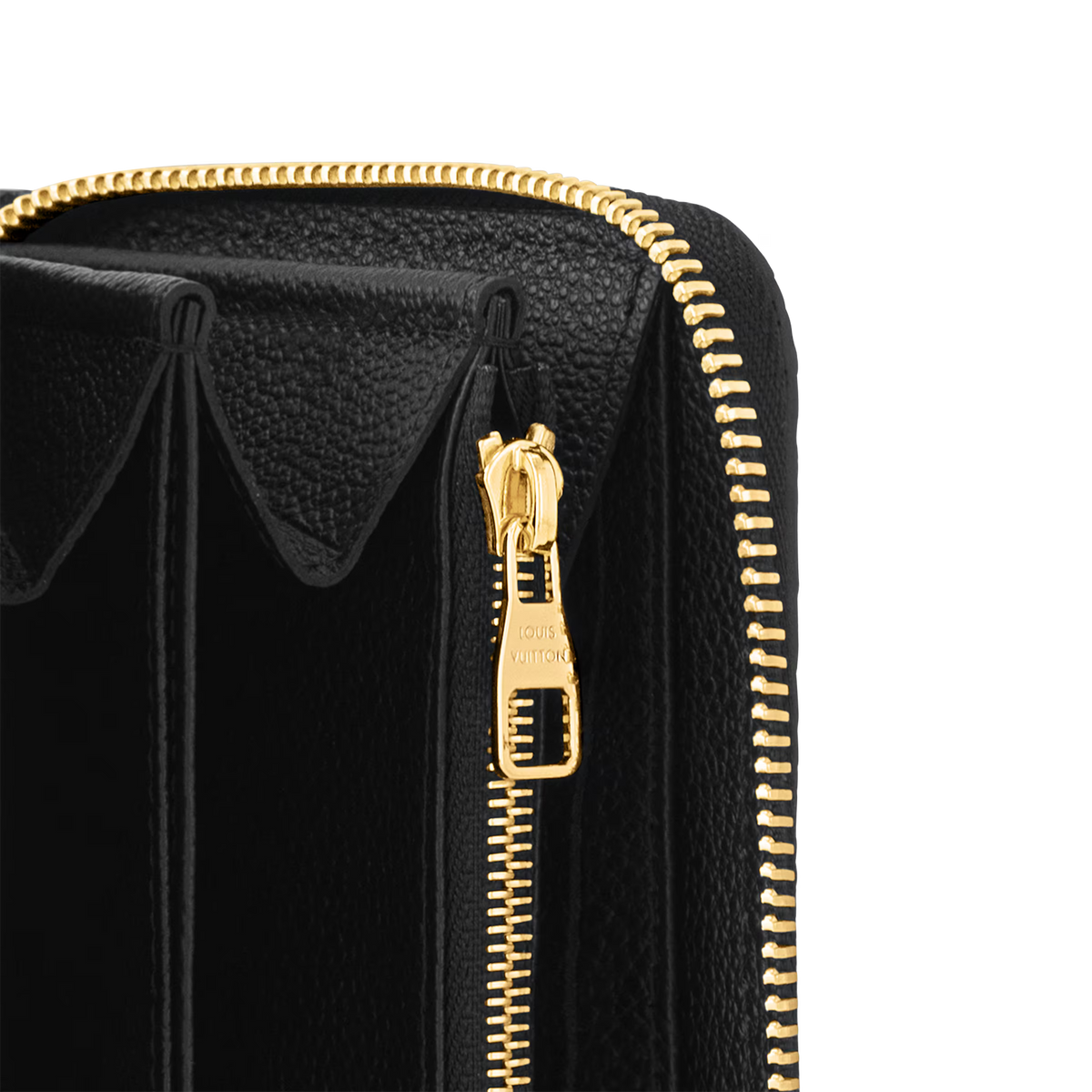 Louis Vuitton Monogram Empreinte Zippy Wallet - Black