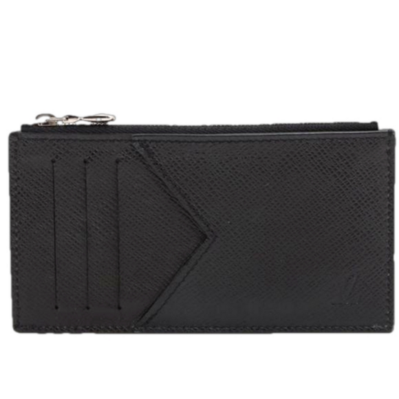 Louis Vuitton Taigarama Card Holder - Black